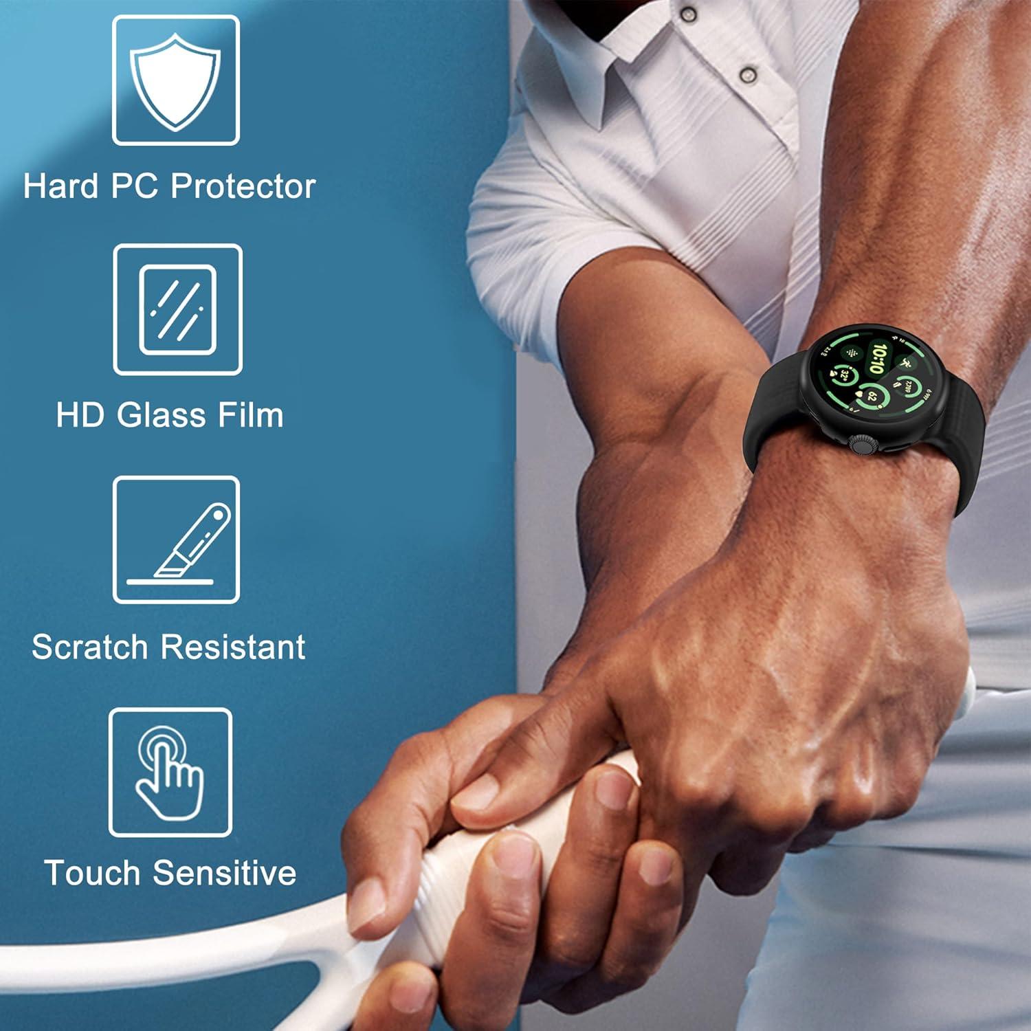 5 Fundas Protectoras para Google Pixel Watch 41mm YUVIKE