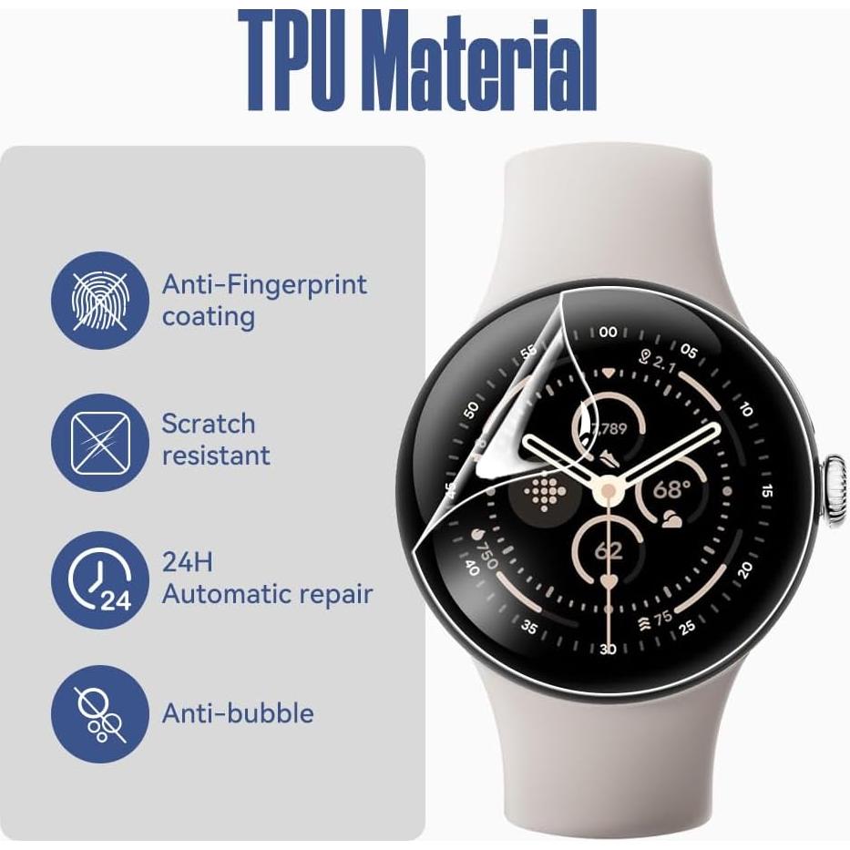 Protector de Pantalla TPU Lysandra para Google Pixel Watch 3 45mm
