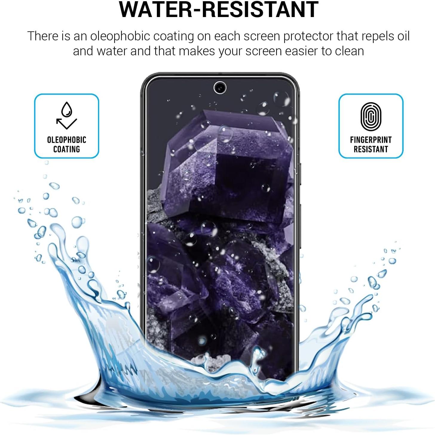 Paquete de 2 Protectores de Pantalla Vidrio Templado Google Pixel 8