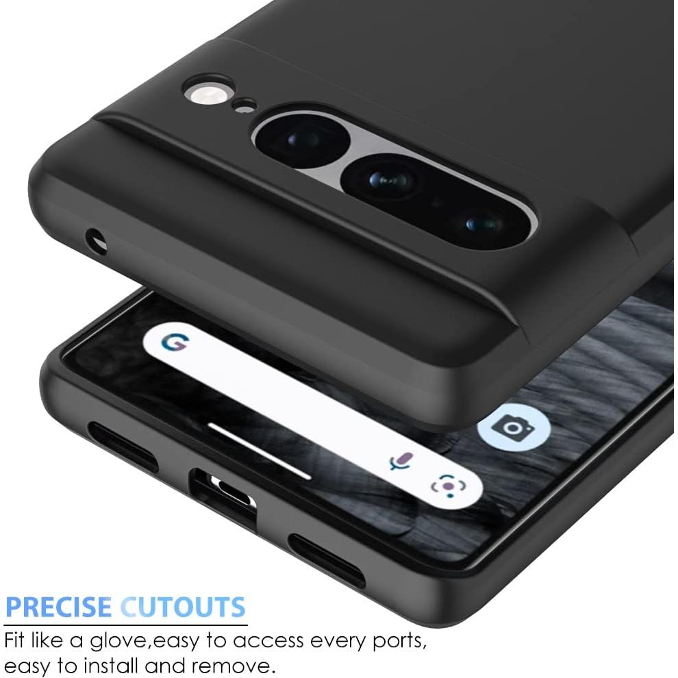 Funda delgada TPU Google Pixel 7 Pro - BREPRIO, negra