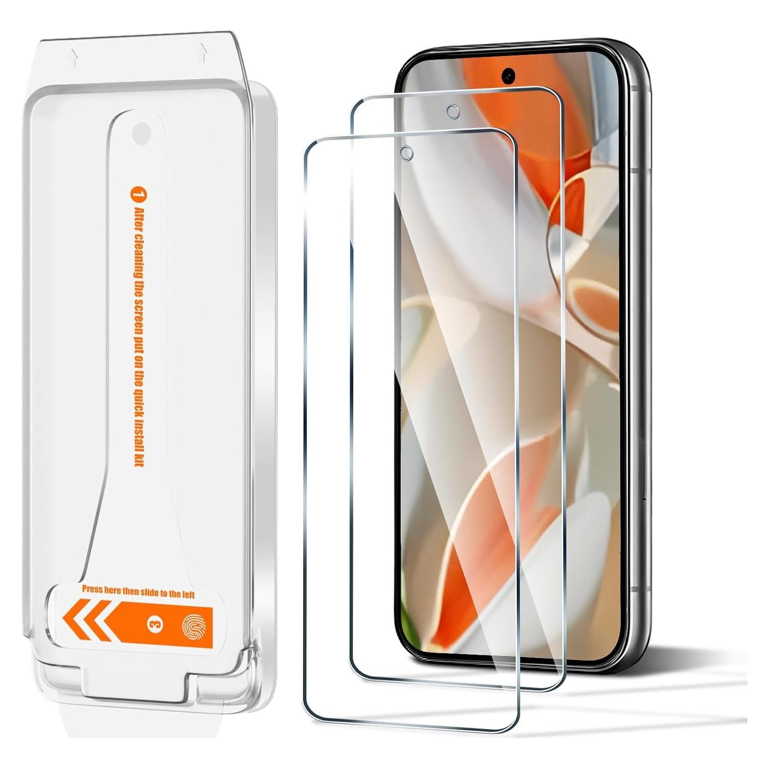 Protector de Pantalla TQLGY para Google Pixel 9 Pro XL - 2 Paquetes