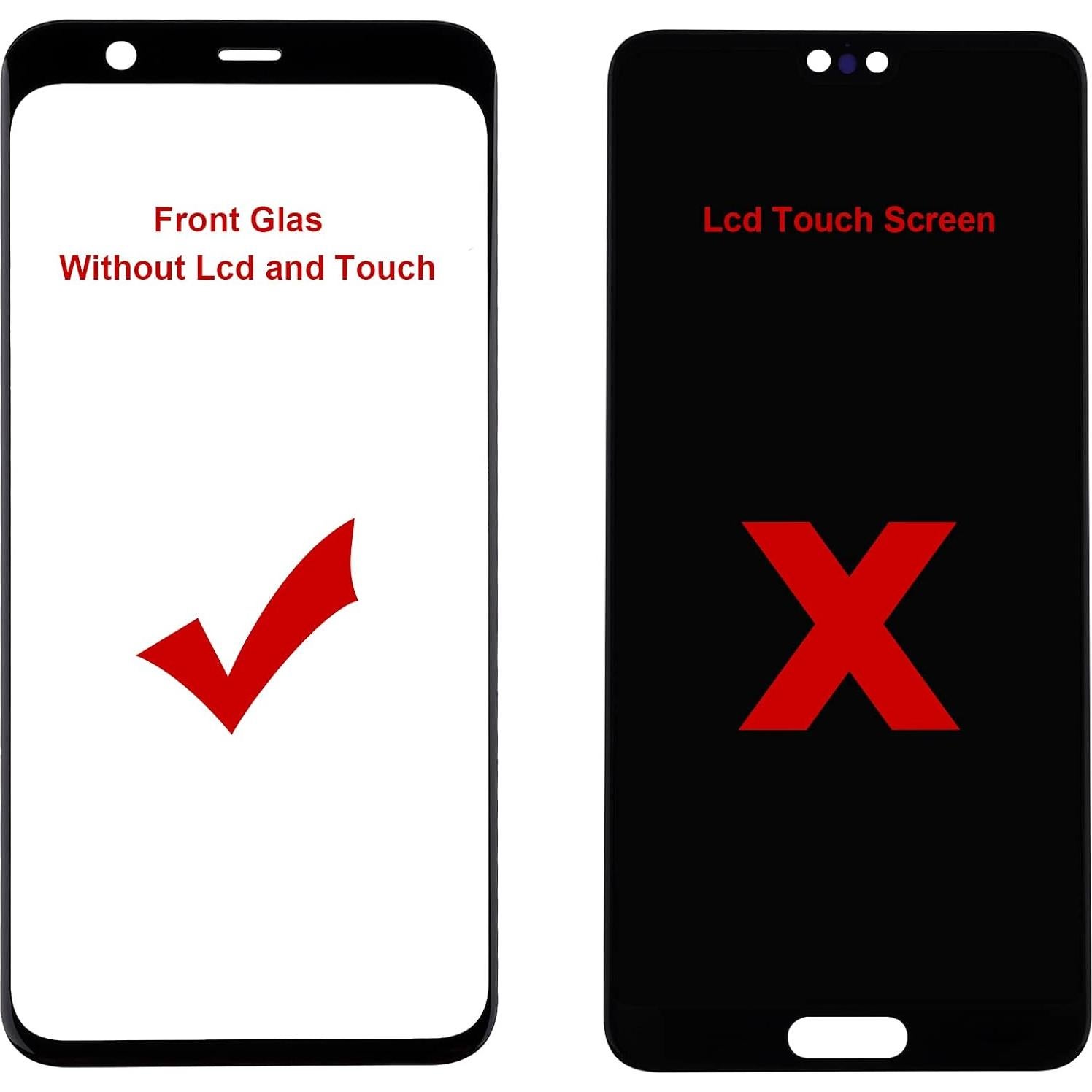 Reemplazo Pantalla de Vidrio Frontal Duotipa para Google Pixel 4