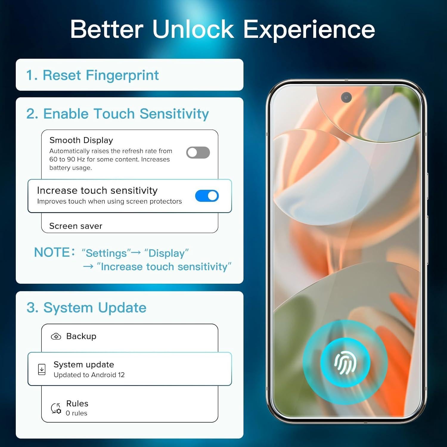 Protector de Pantalla JETech para Google Pixel 9 Pro XL - Vidrio Templado HD Claro, Paquete de 3