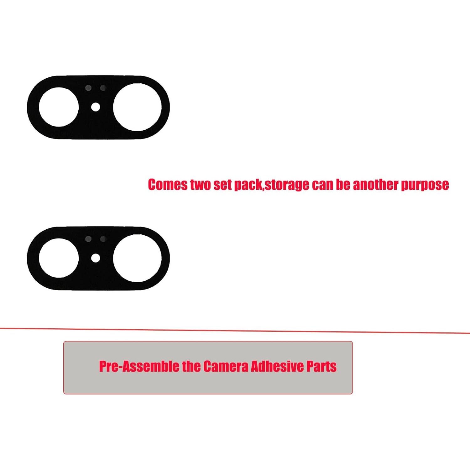 Kits de Reemplazo de Cristal de Cámara Trasera Google Pixel 7 - Paquete de 2