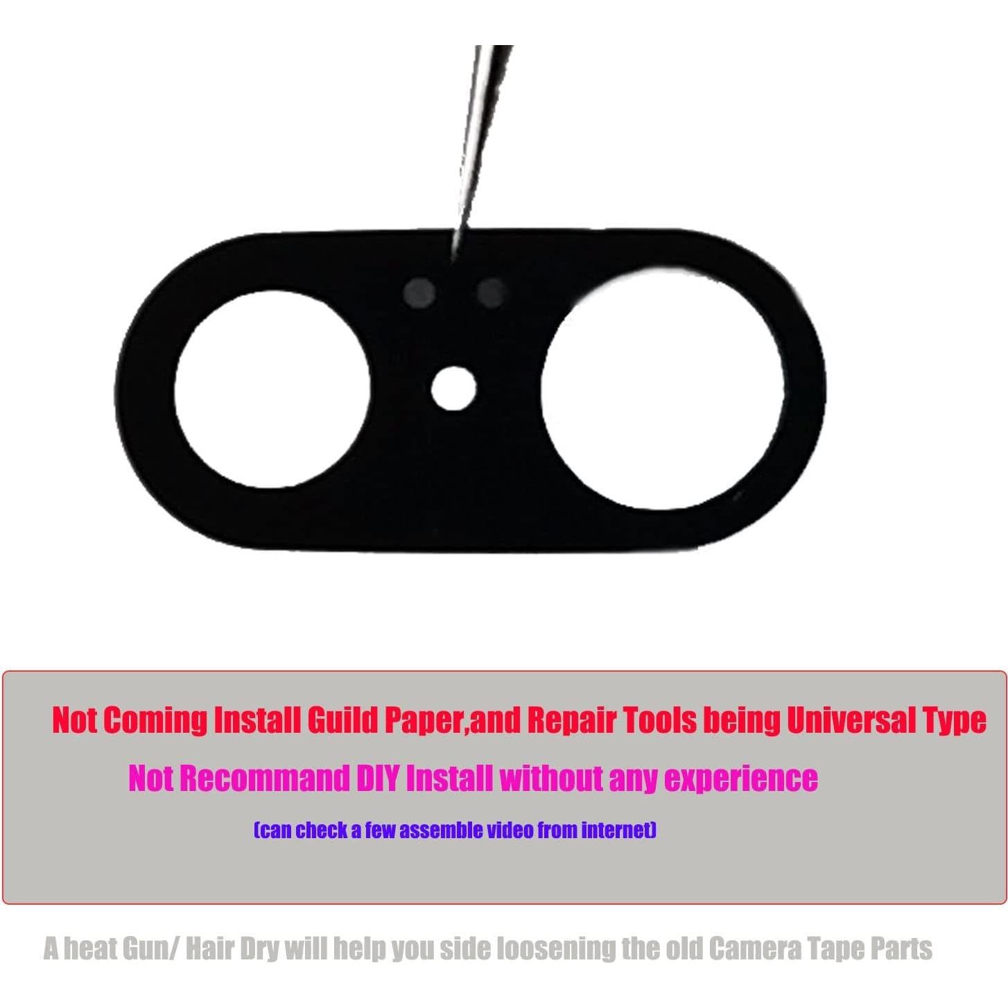 Kits de Reemplazo de Cristal de Cámara Trasera Google Pixel 7 - Paquete de 2