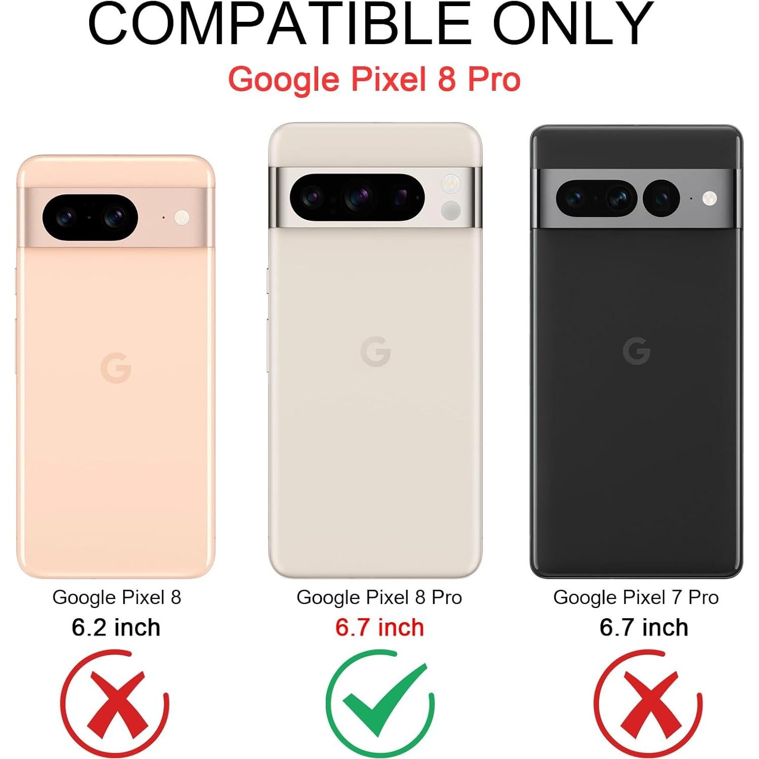 Funda Antigolpes I-HONVA para Google Pixel 8 Pro Turquesa