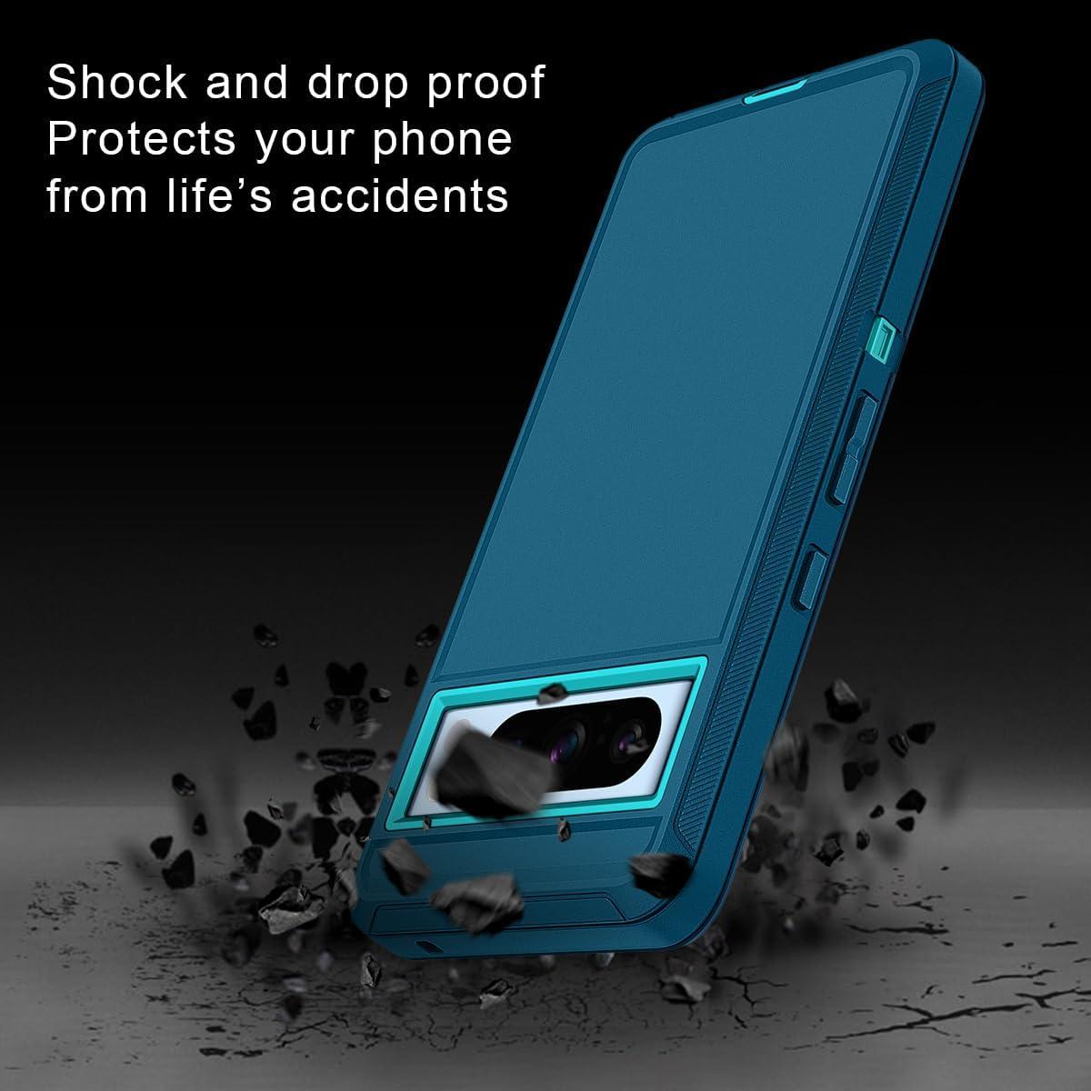 Funda Antigolpes I-HONVA para Google Pixel 8 Pro Turquesa