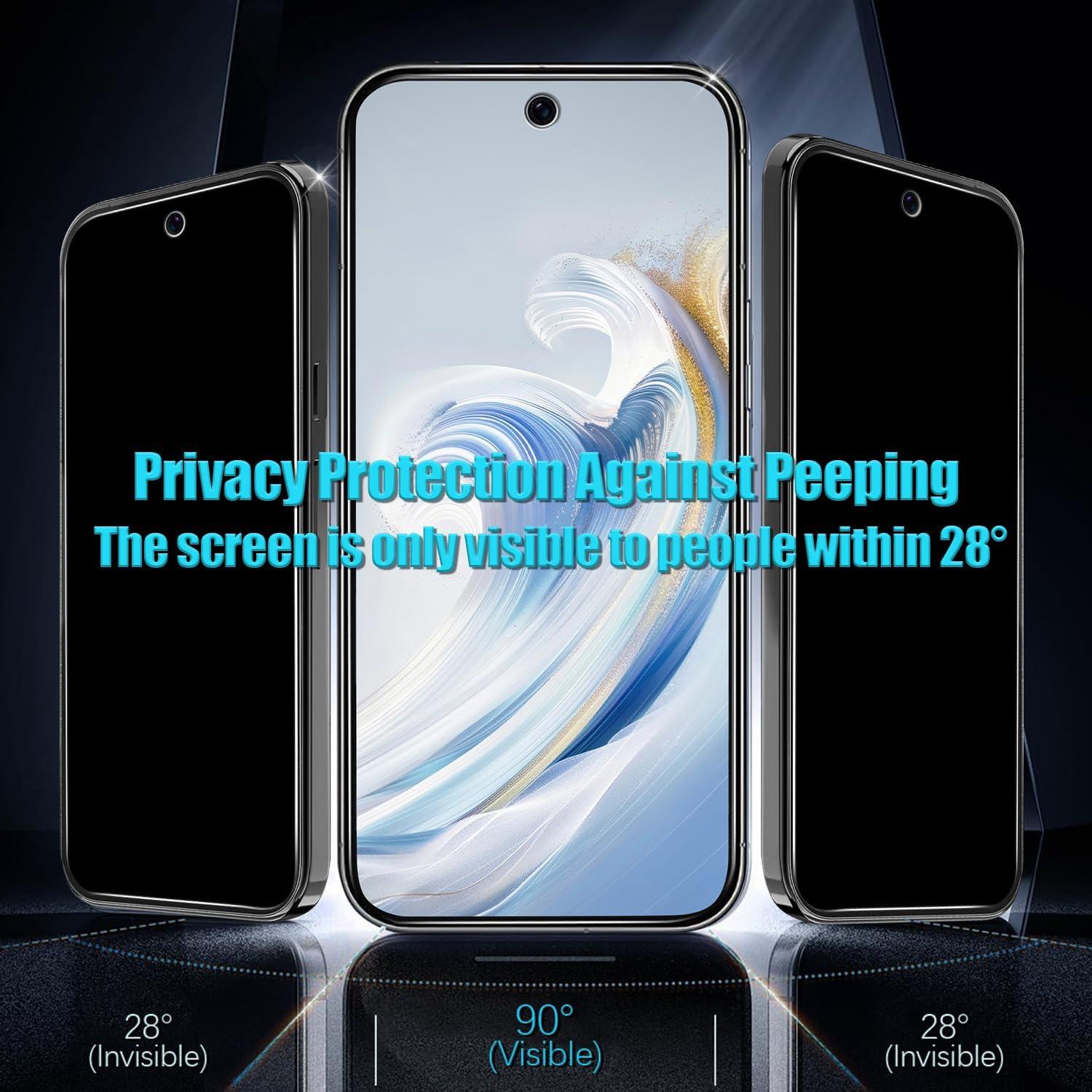 Protector de Pantalla Privado Slanku para Google Pixel 9