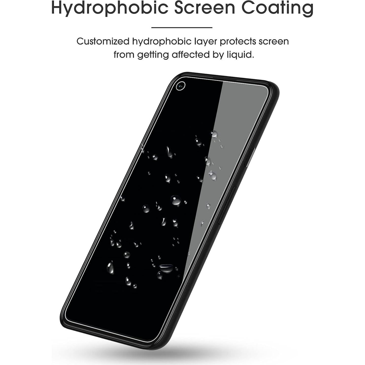 Protector de Pantalla OMOTON para Google Pixel 5 - Vidrio Templado 4-Pack