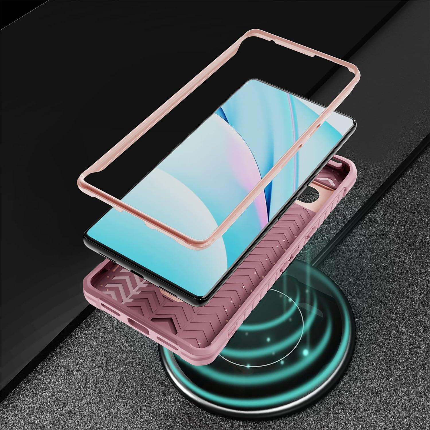 Funda ExoGuard Rosa para Google Pixel 7 Pro - Protección Impactos