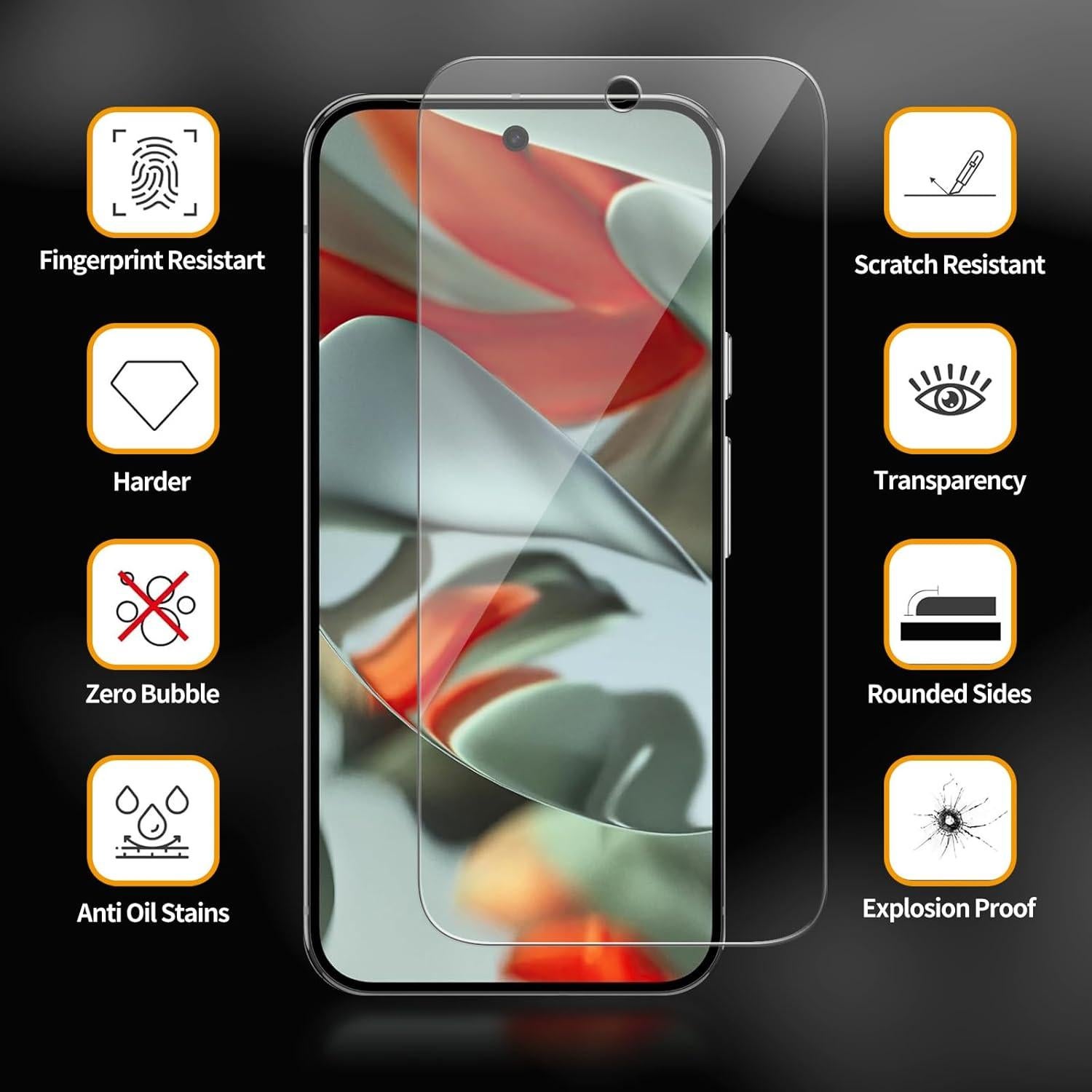 Protector de Pantalla Vidrio Templado WowFluy para Google Pixel 9 Pro XL