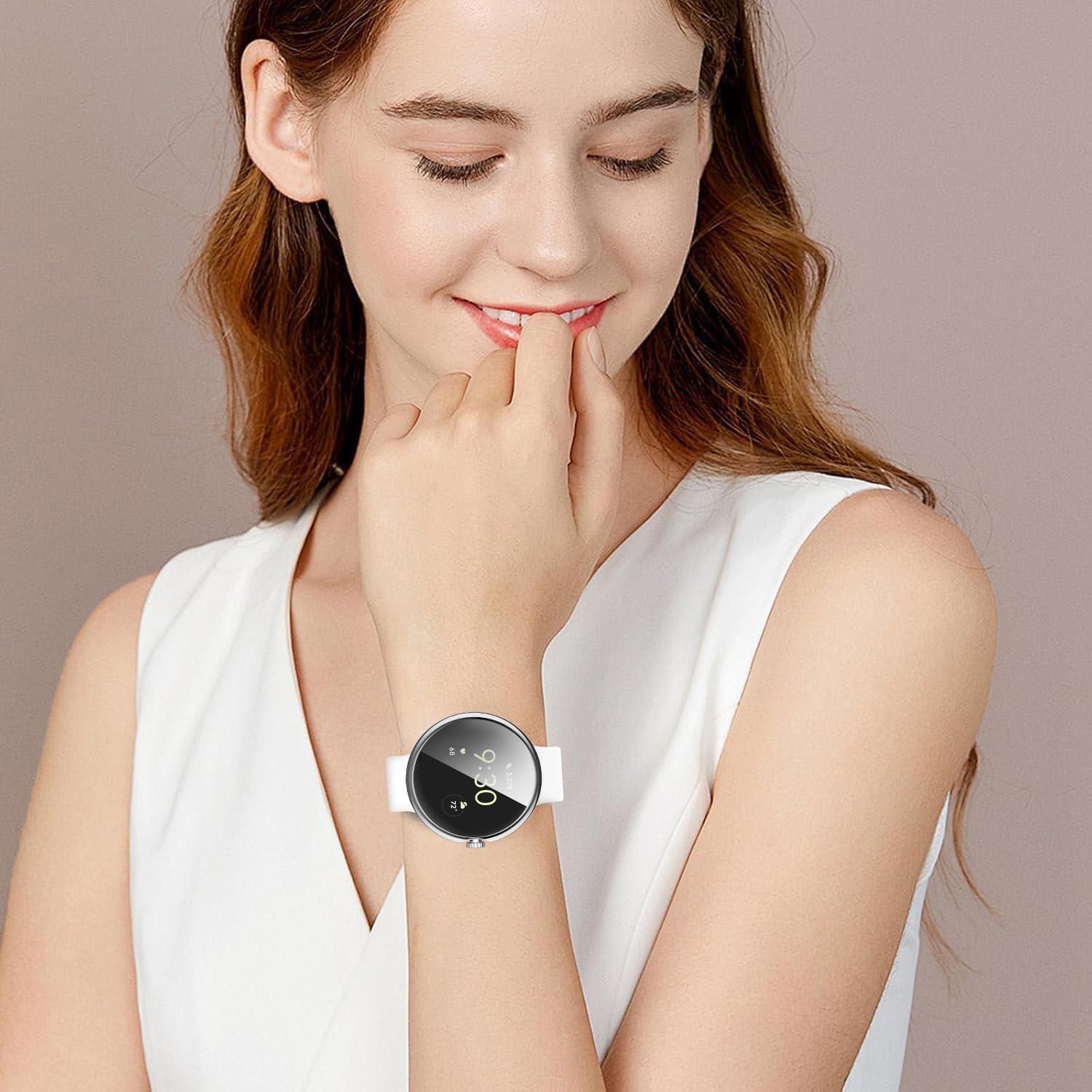 Funda Protectora TPU para Google Pixel Watch 3 45mm Plata