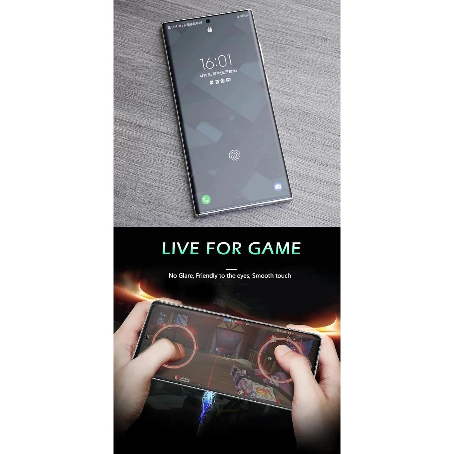 2 Películas Hidrogel Mate Antihuellas para Google Pixel 9a 5G