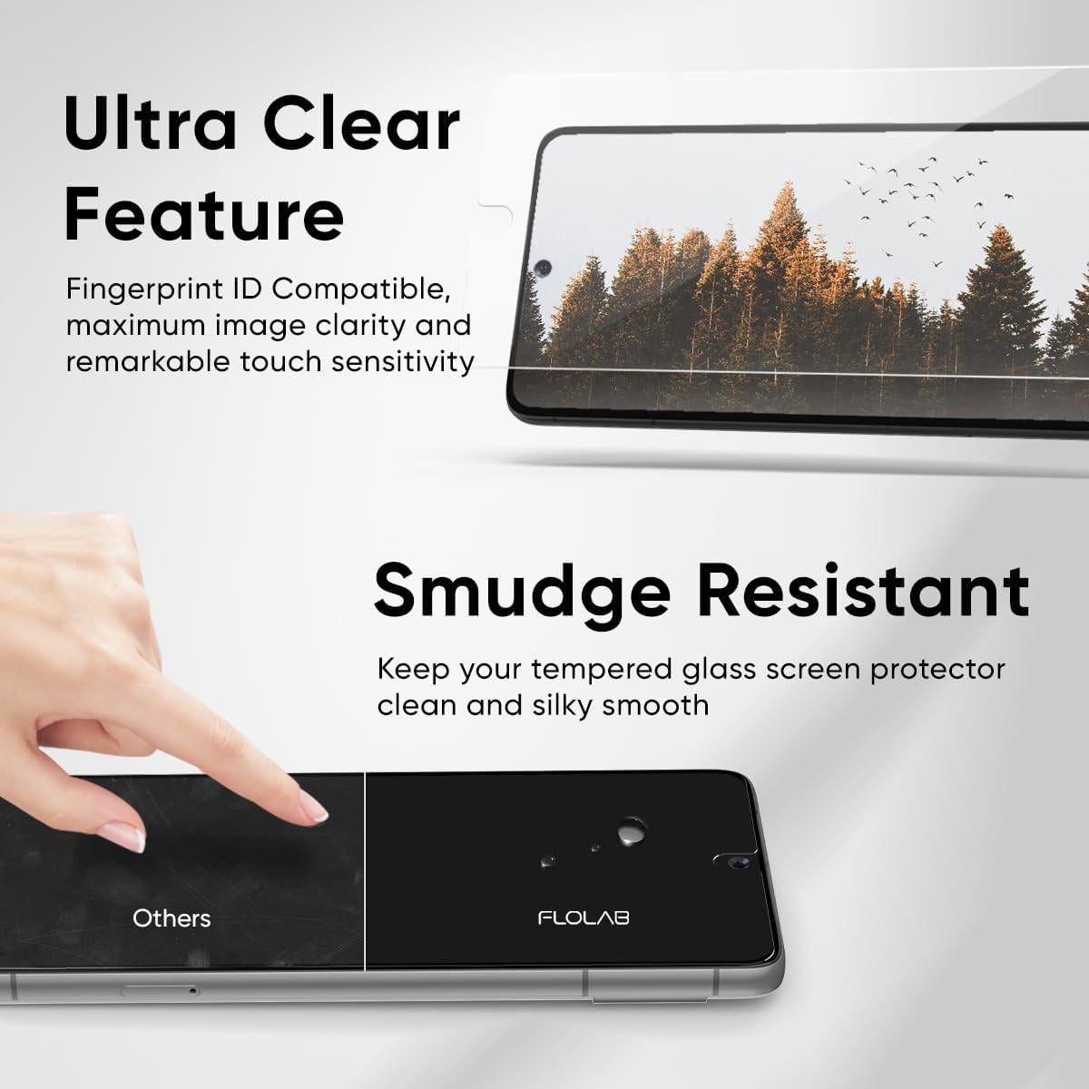 Protector de Pantalla FLOLAB para Google Pixel 8A - Vidrio Templado Antirayones