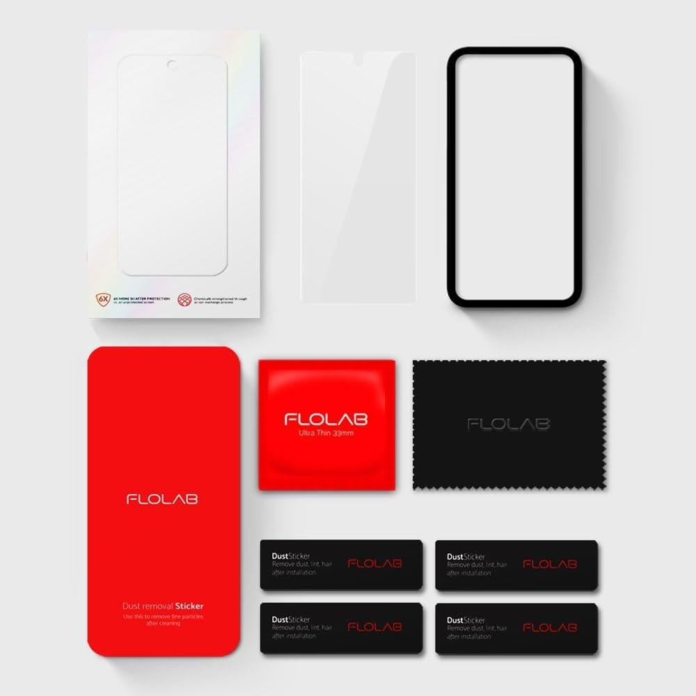 Protector de Pantalla FLOLAB para Google Pixel 8A - Vidrio Templado Antirayones