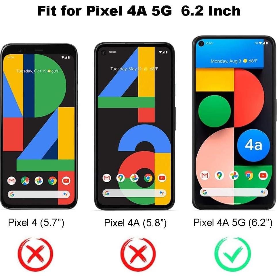 Protector de Pantalla Vidrio Templado ZYHKJYL para Google Pixel 4A 5G