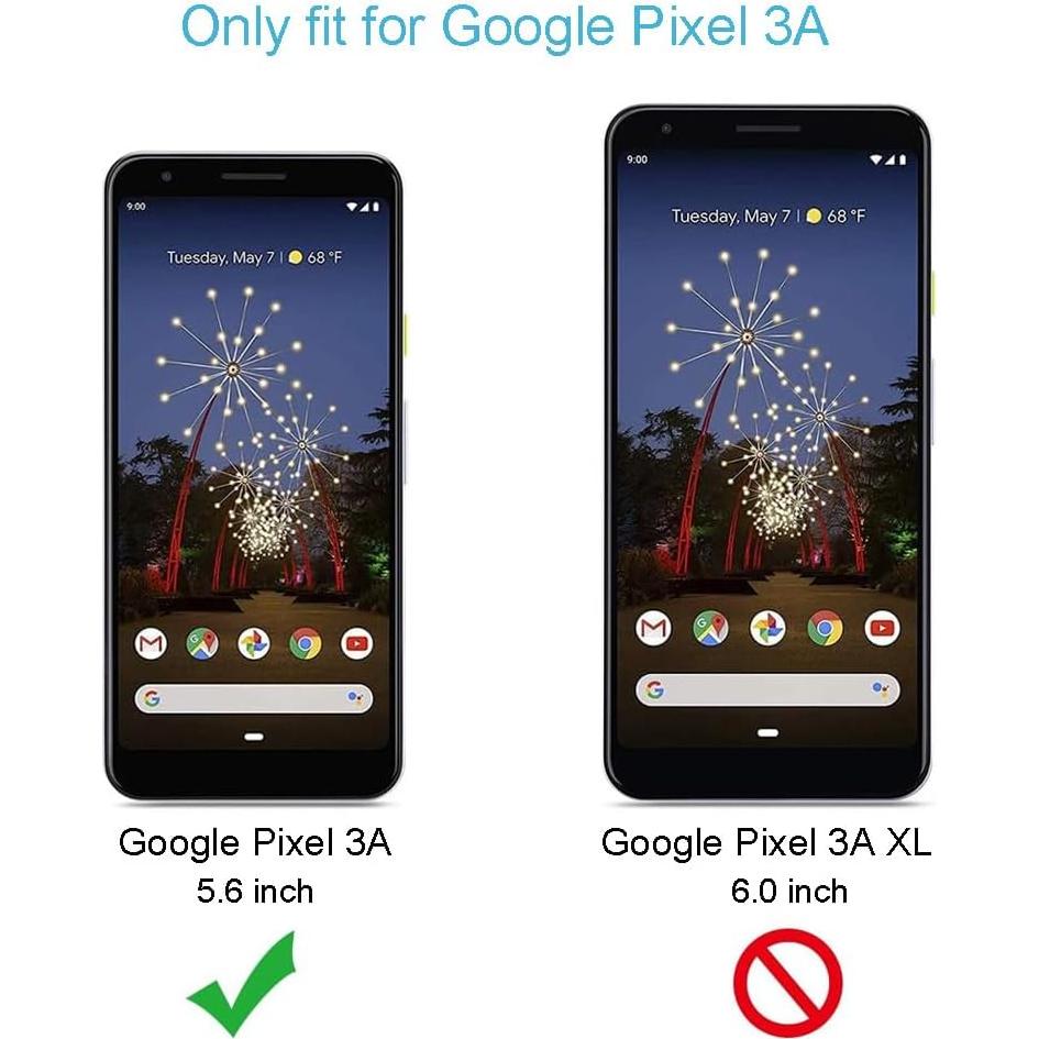 Protector de Pantalla Vidrio Templado HYGAMOCC para Google Pixel 3A