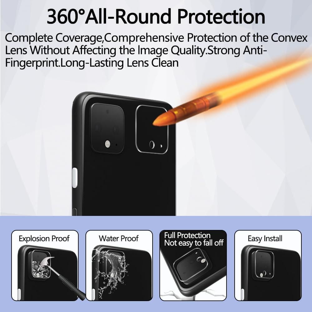 Protector de Pantalla y Lente Google Pixel 4XL JOKITA - 3 Piezas