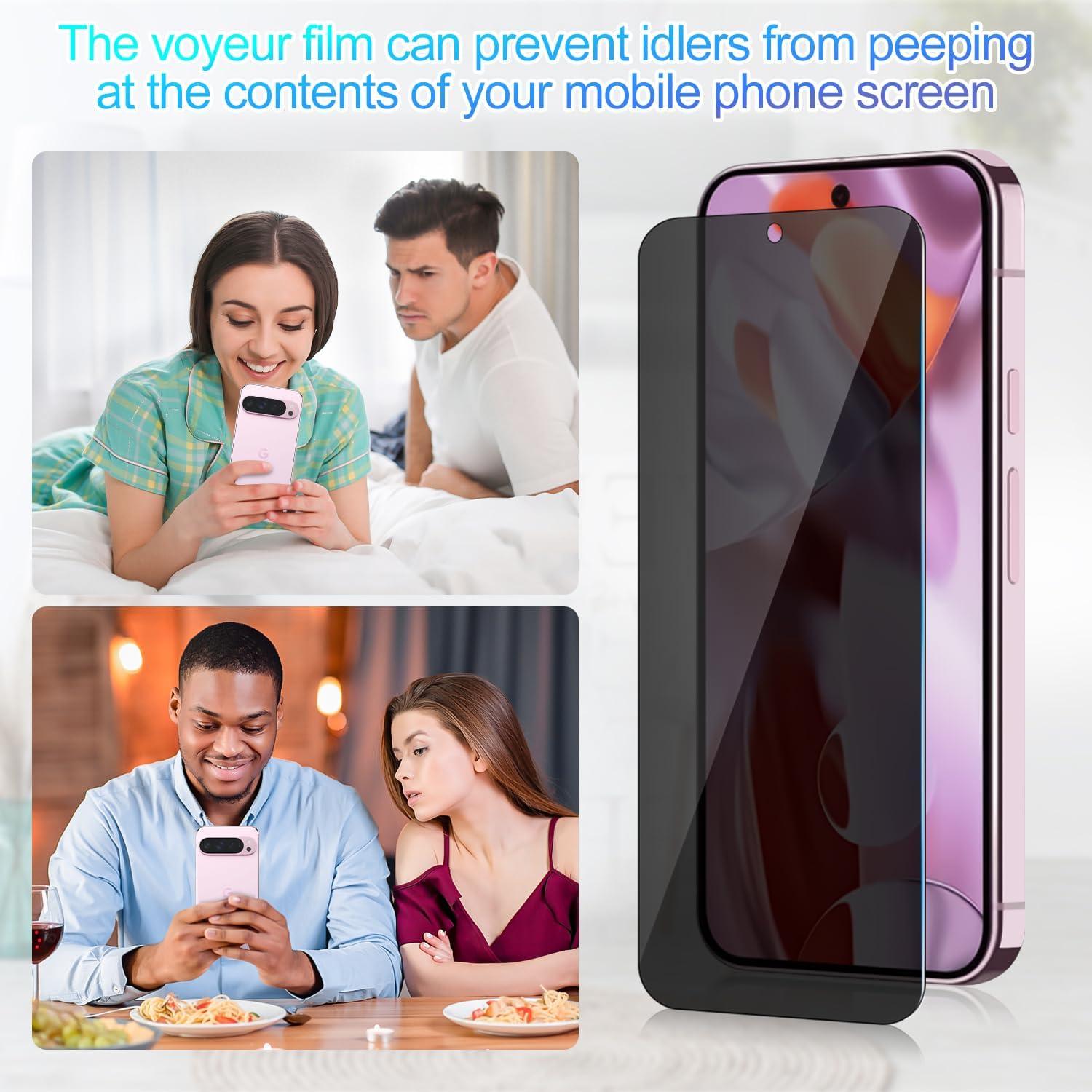 Protector de Pantalla Privado Lokyoo para Google Pixel 9 Pro XL 3 Pack