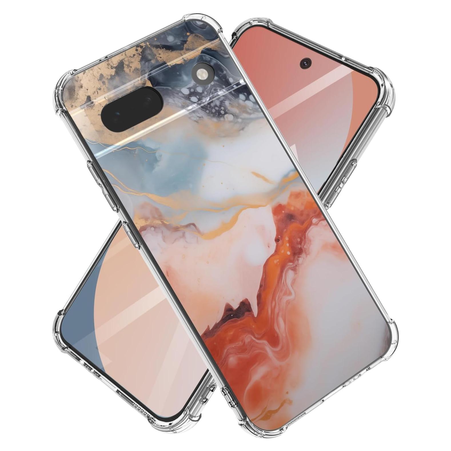 Funda Protectora para Google Pixel 8A CLATUK Oro Ágata 2024