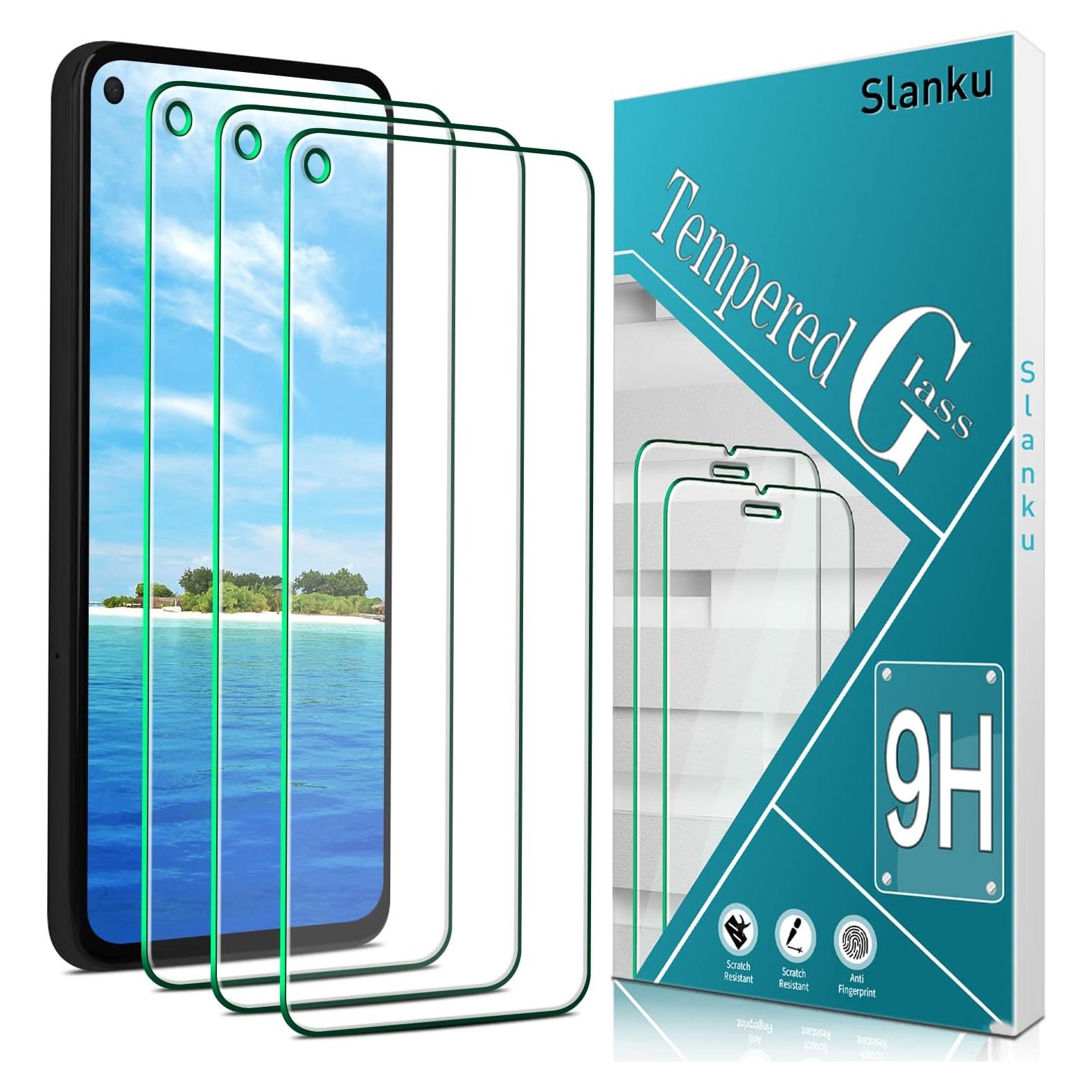 Protector de Pantalla Slanku para Google Pixel 4a (5G) Vidrio Templado 9H
