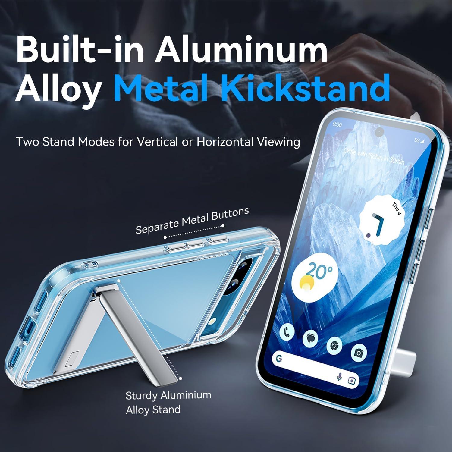 Funda Transparente Oneagle para Google Pixel 9 Pro XL con Soporte