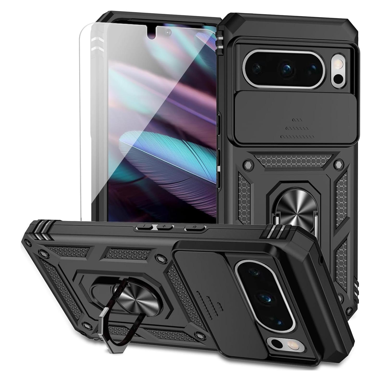 Funda Grado Militar para Google Pixel 8 Pro con Soporte y Protector