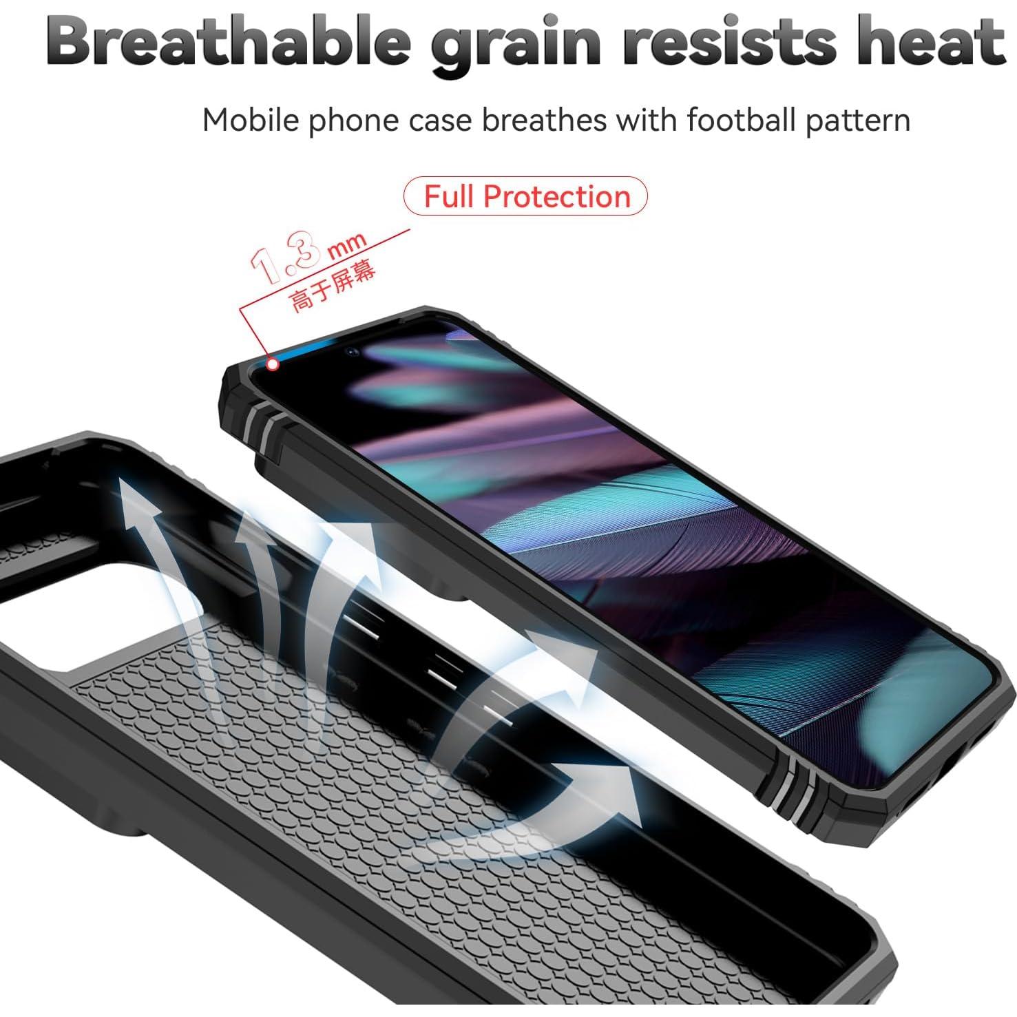 Funda Grado Militar para Google Pixel 8 Pro con Soporte y Protector