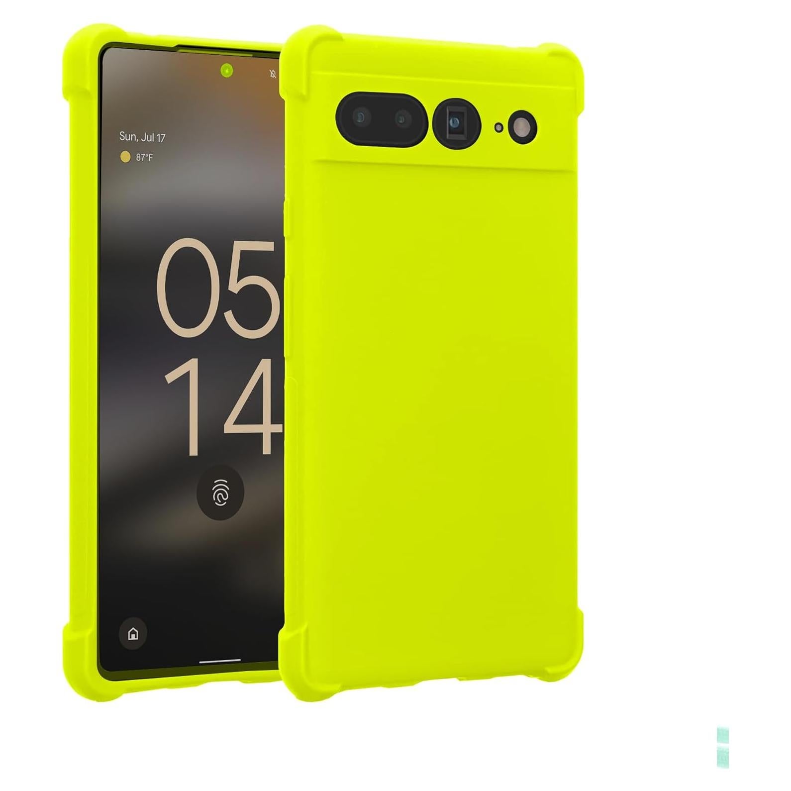 Funda KIOMY para Google Pixel 7 Pro, bumper verde neón