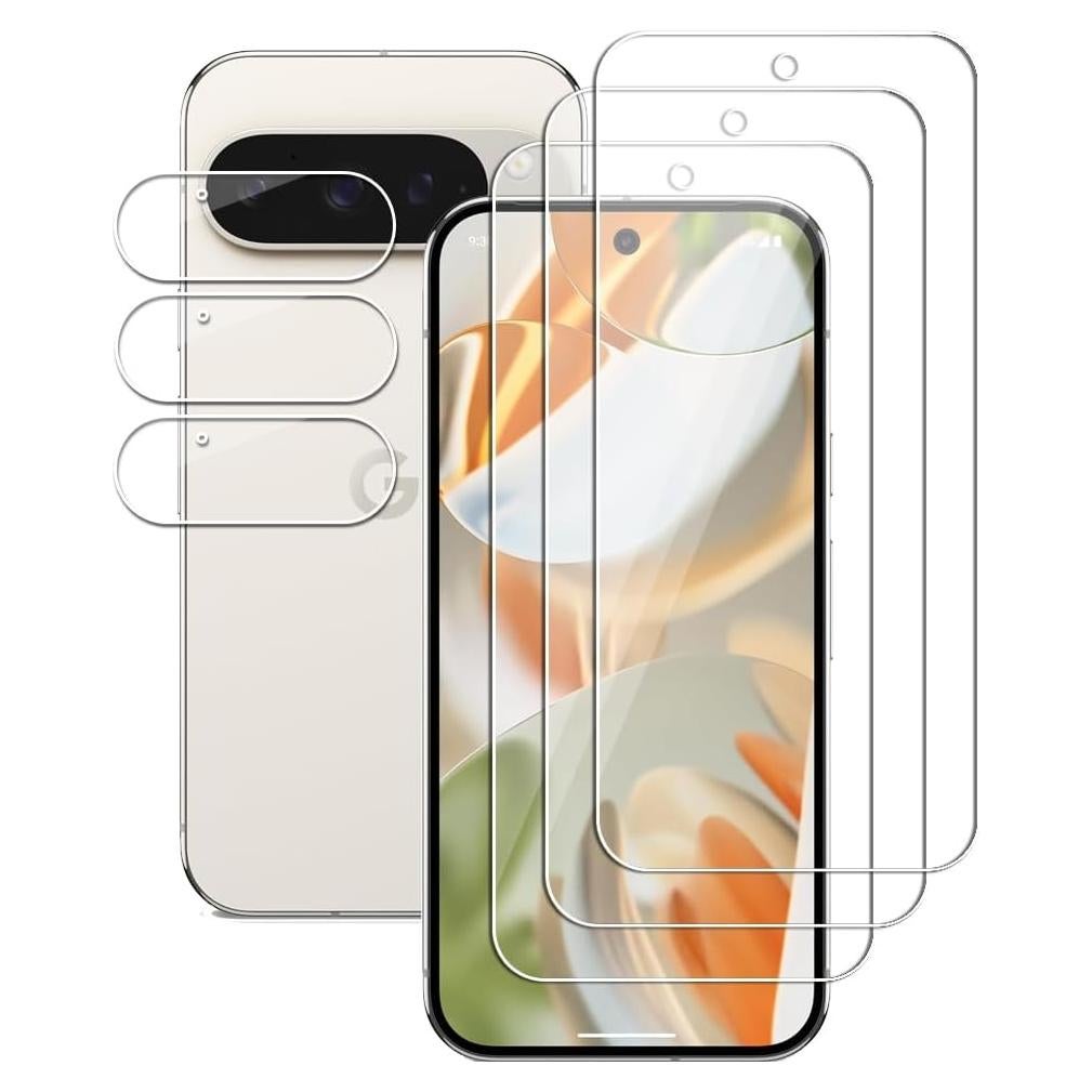 Protector de Pantalla y Lente para Google Pixel 9 Pro - 3+3
