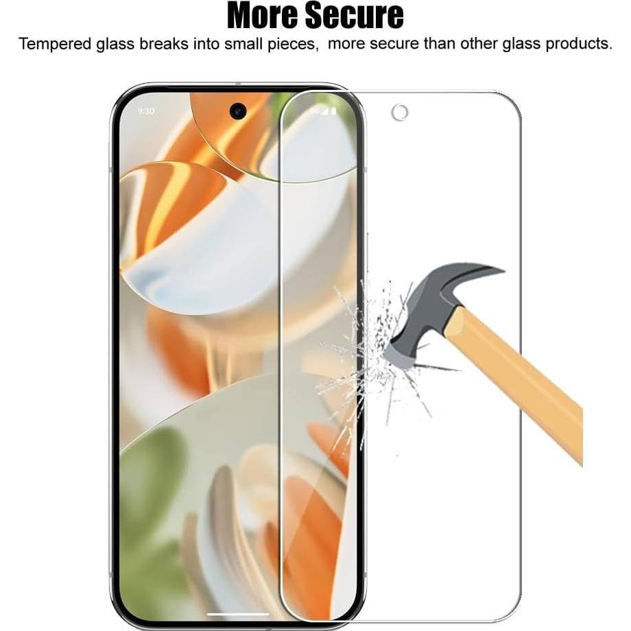 Protector de Pantalla y Lente para Google Pixel 9 Pro - 3+3