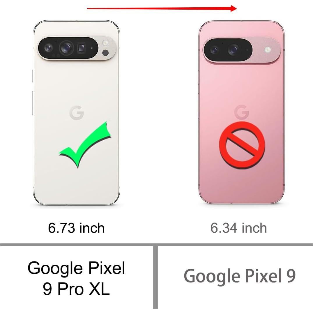 Funda TPU Google Pixel 9 Pro XL - Flor Roja con Protector