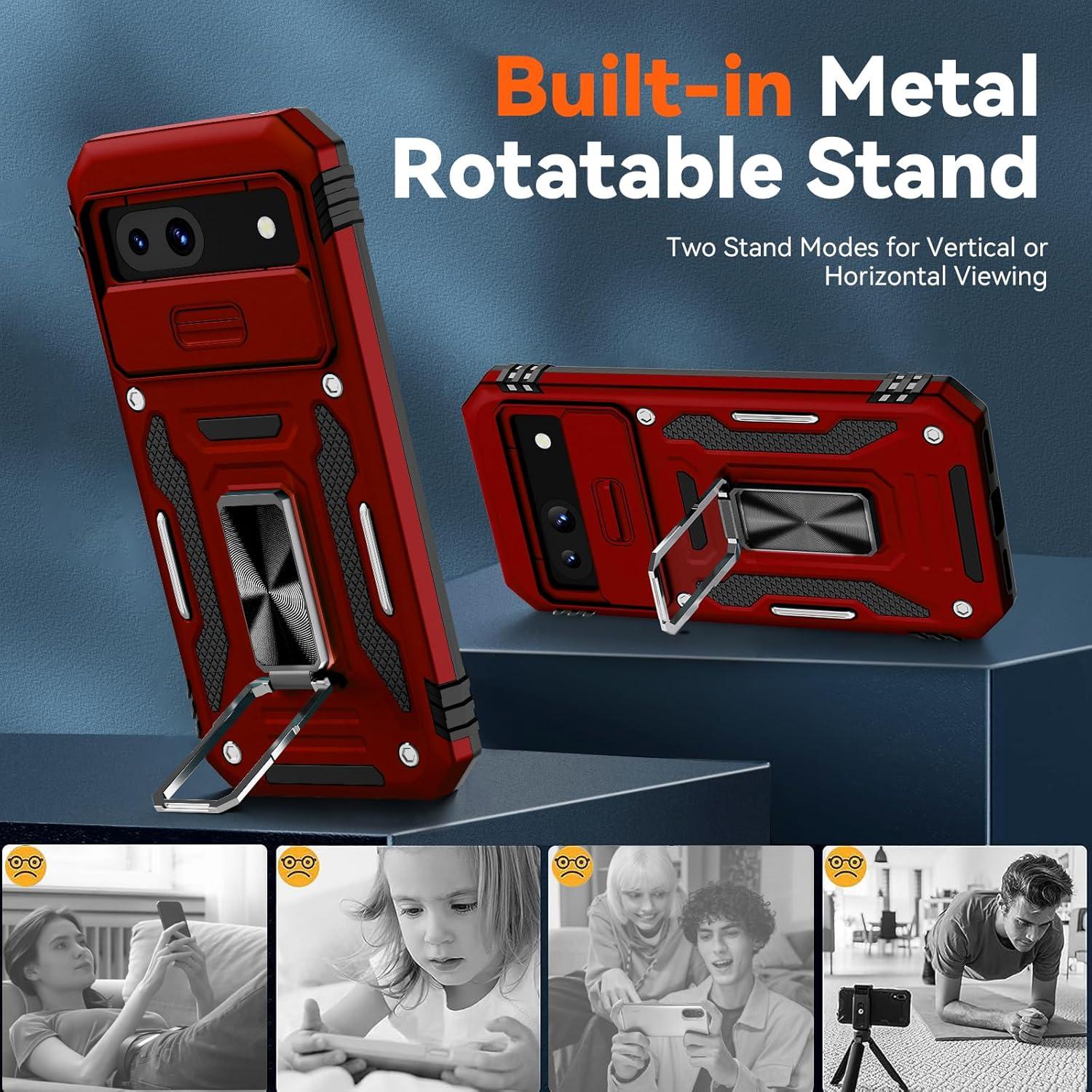 Funda Oneagle para Google Pixel 8a con soporte y protección militar