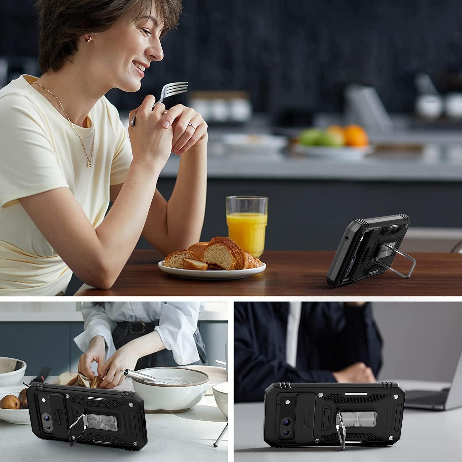 Funda Oneagle para Google Pixel 8a con soporte y protección militar