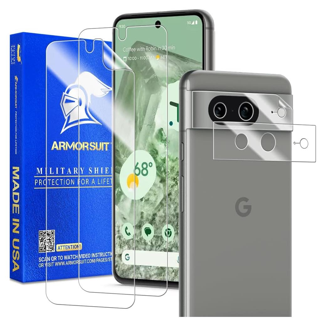 Protector de Pantalla y Lente ArmorSuit para Google Pixel 8