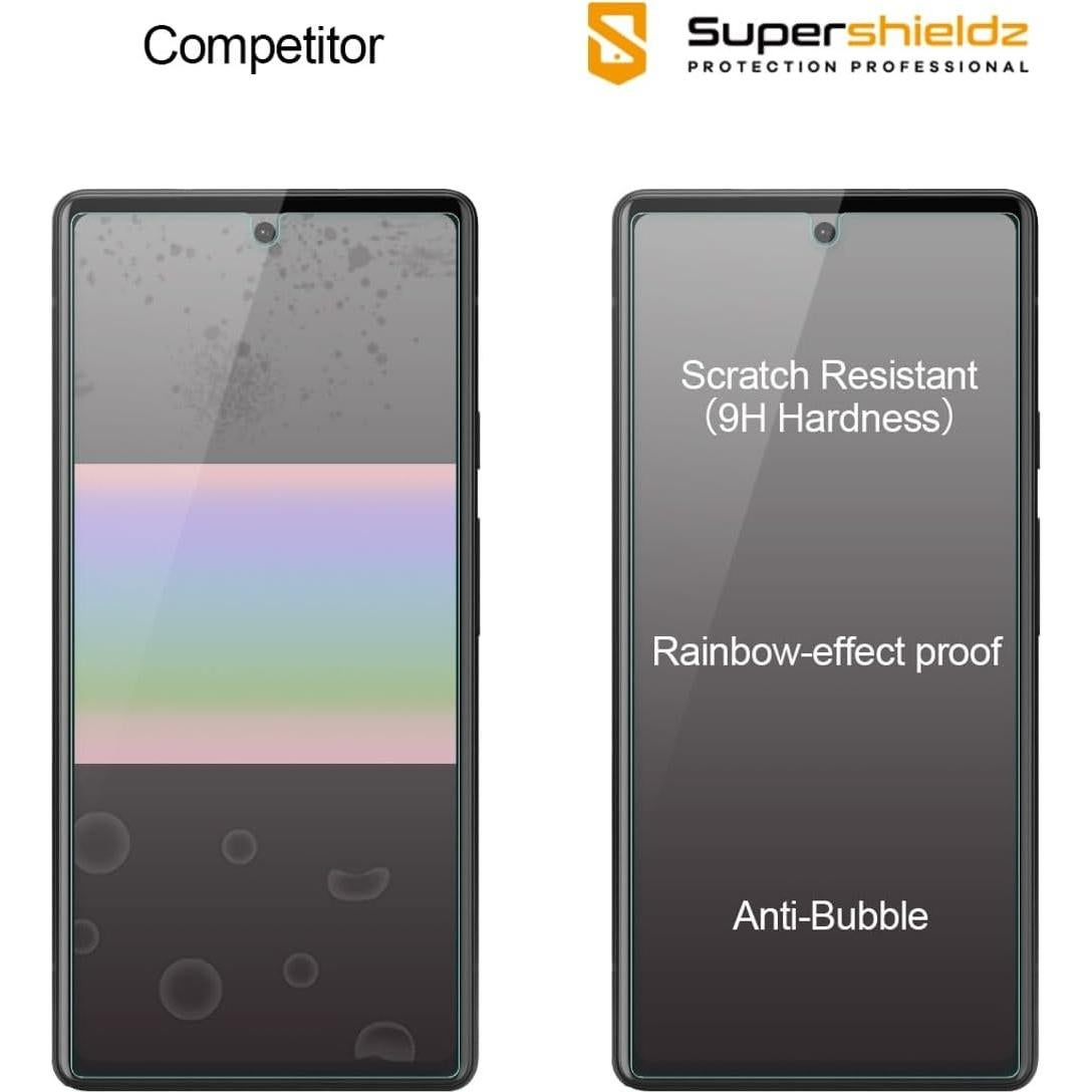 Protector de Pantalla Vidrio Templado Supershieldz para Google Pixel 6a - 2 Pack