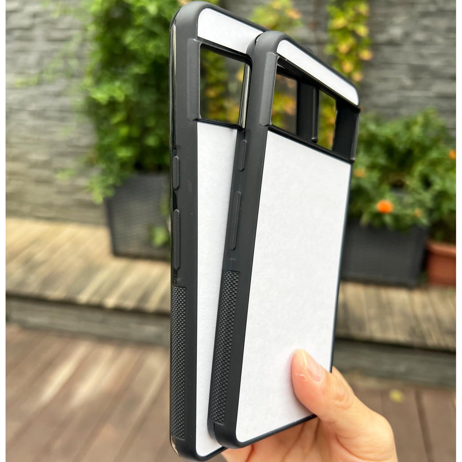 JUSTRY 5 Fundas de Caucho Suave para Sublimación Google Pixel 8 Pro