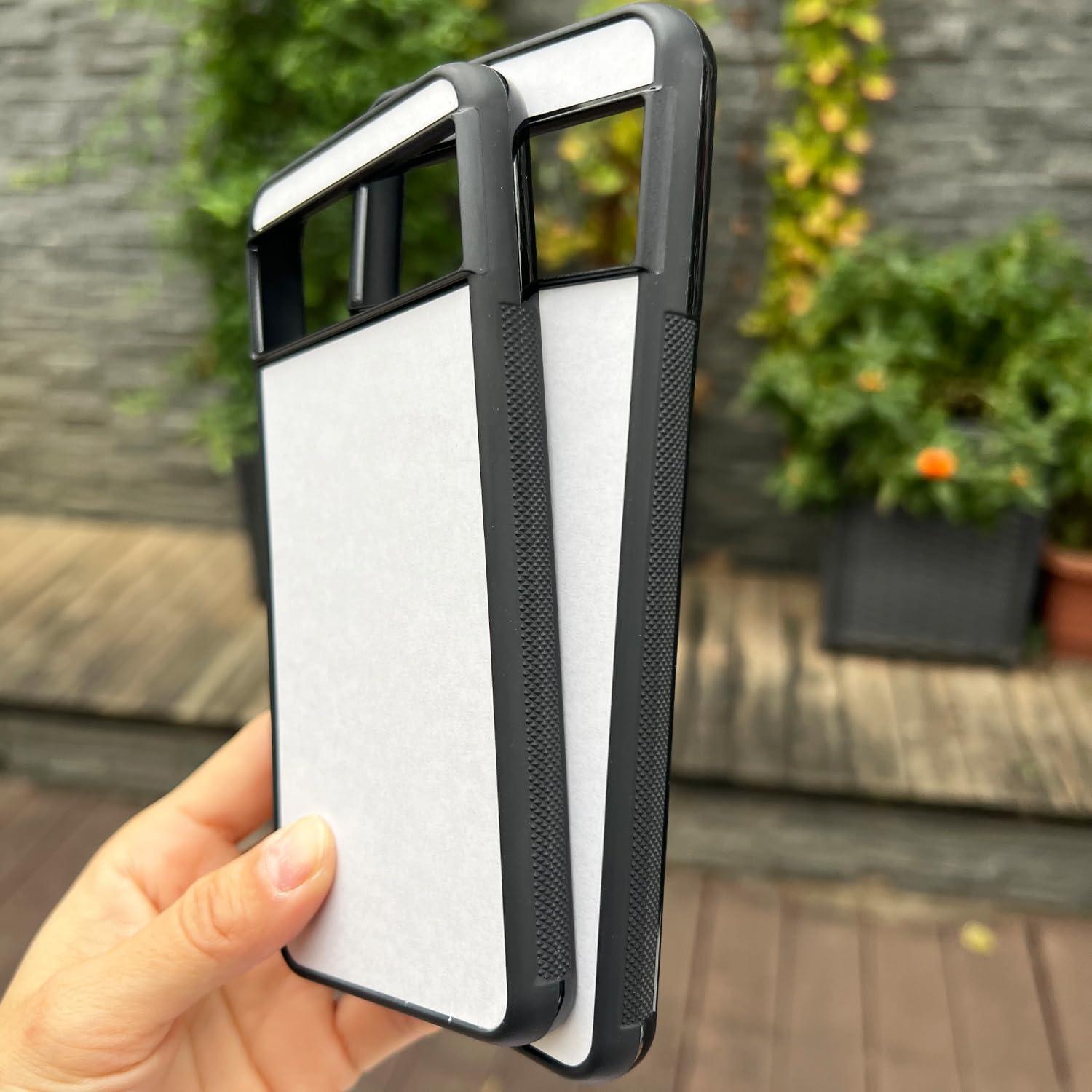 JUSTRY 5 Fundas de Caucho Suave para Sublimación Google Pixel 8 Pro