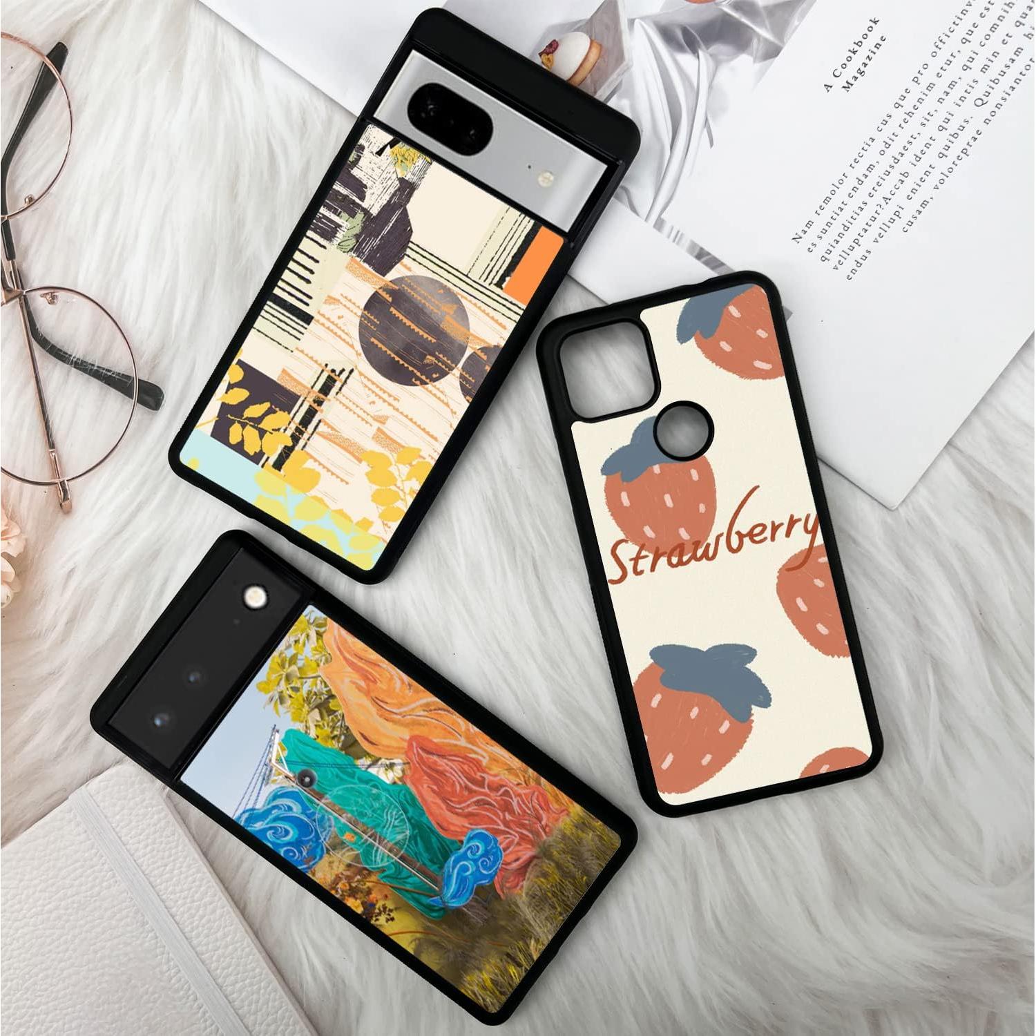 JUSTRY 5 Fundas de Caucho Suave para Sublimación Google Pixel 8 Pro