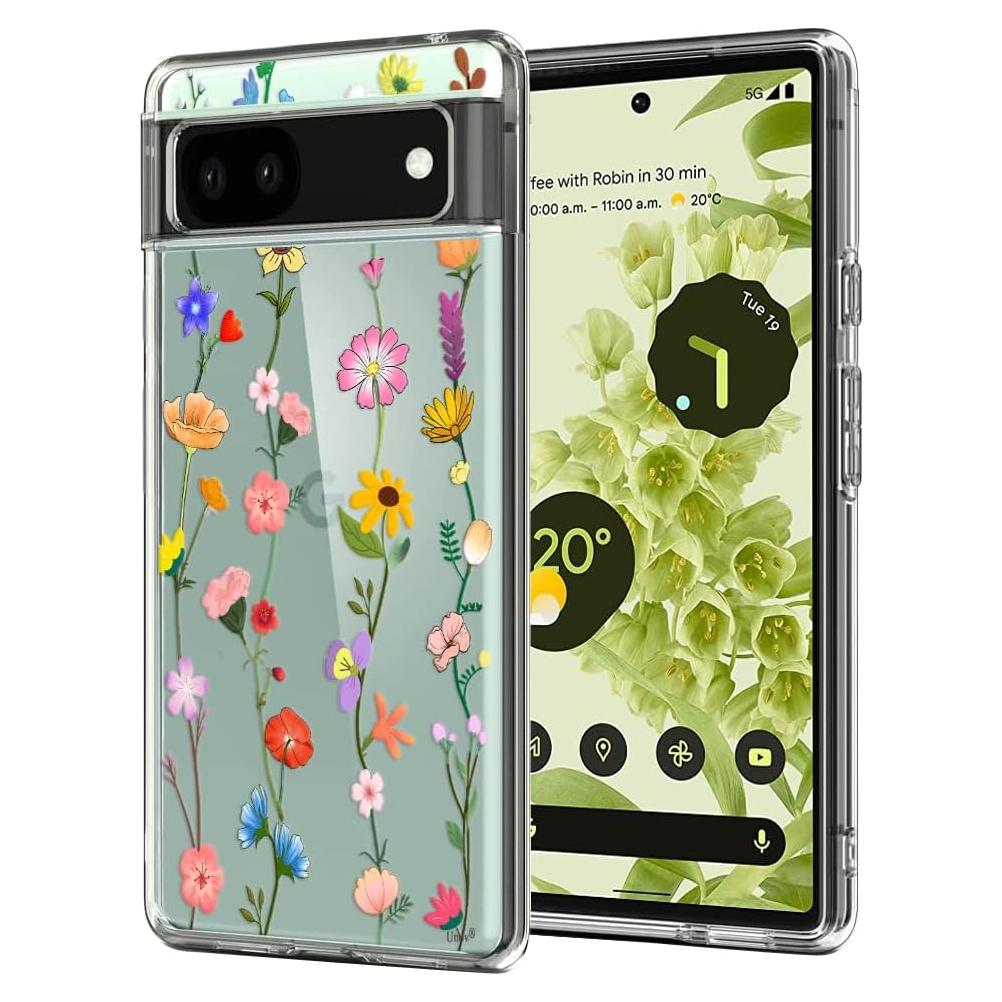 Funda Bumper Unov Transparente para Google Pixel 6a 5G 6.1"