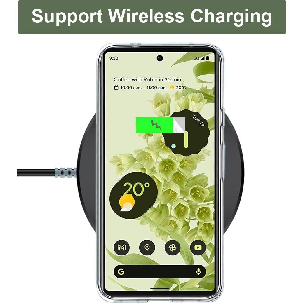 Funda Bumper Unov Transparente para Google Pixel 6a 5G 6.1"