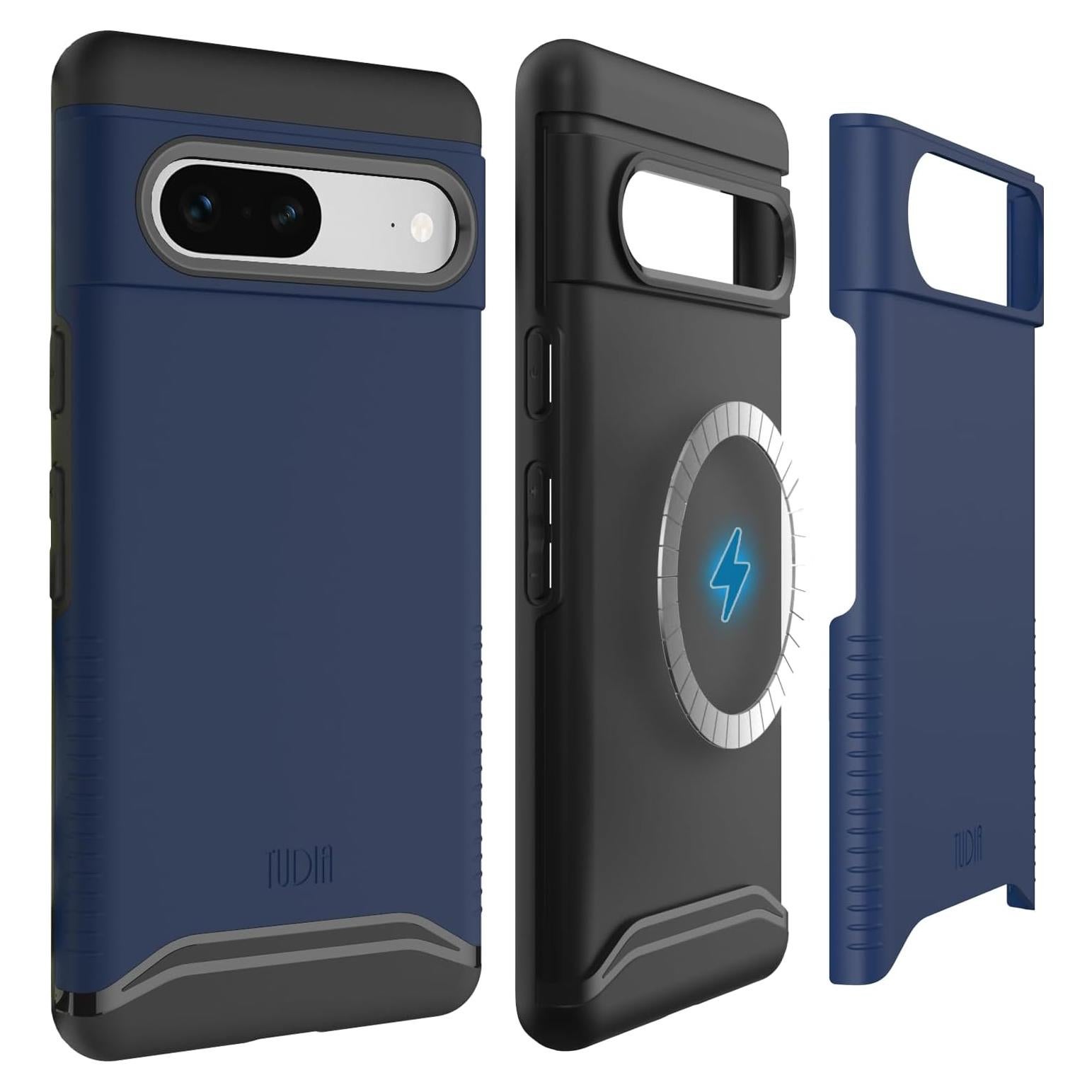 Funda TUDIA para Google Pixel 7 - Doble Capa Azul Índigo