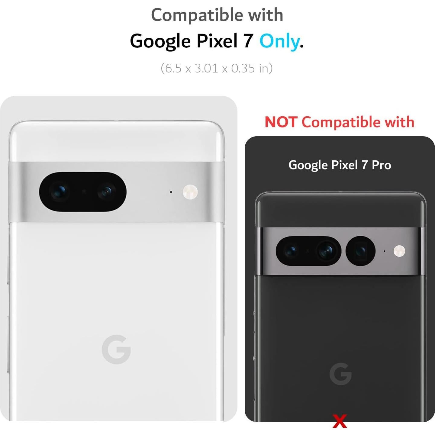 Funda TUDIA para Google Pixel 7 - Doble Capa Azul Índigo