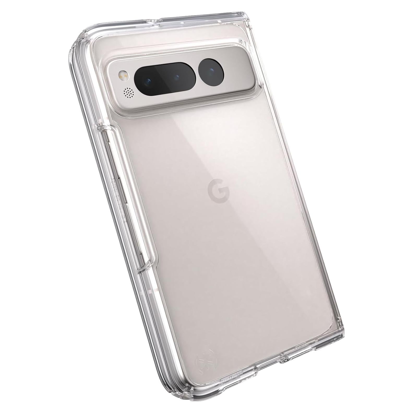 Funda Transparente Speck para Google Pixel Fold - Plegable, Antiamarillenta