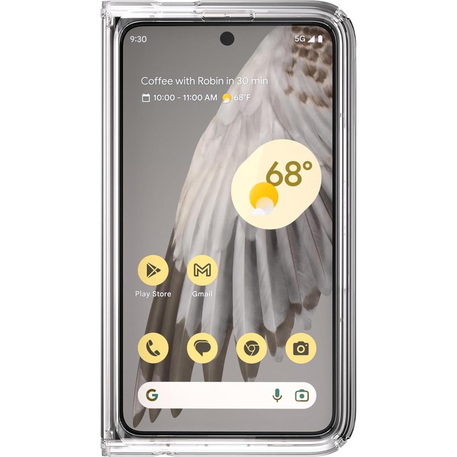 Funda Transparente Speck para Google Pixel Fold - Plegable, Antiamarillenta