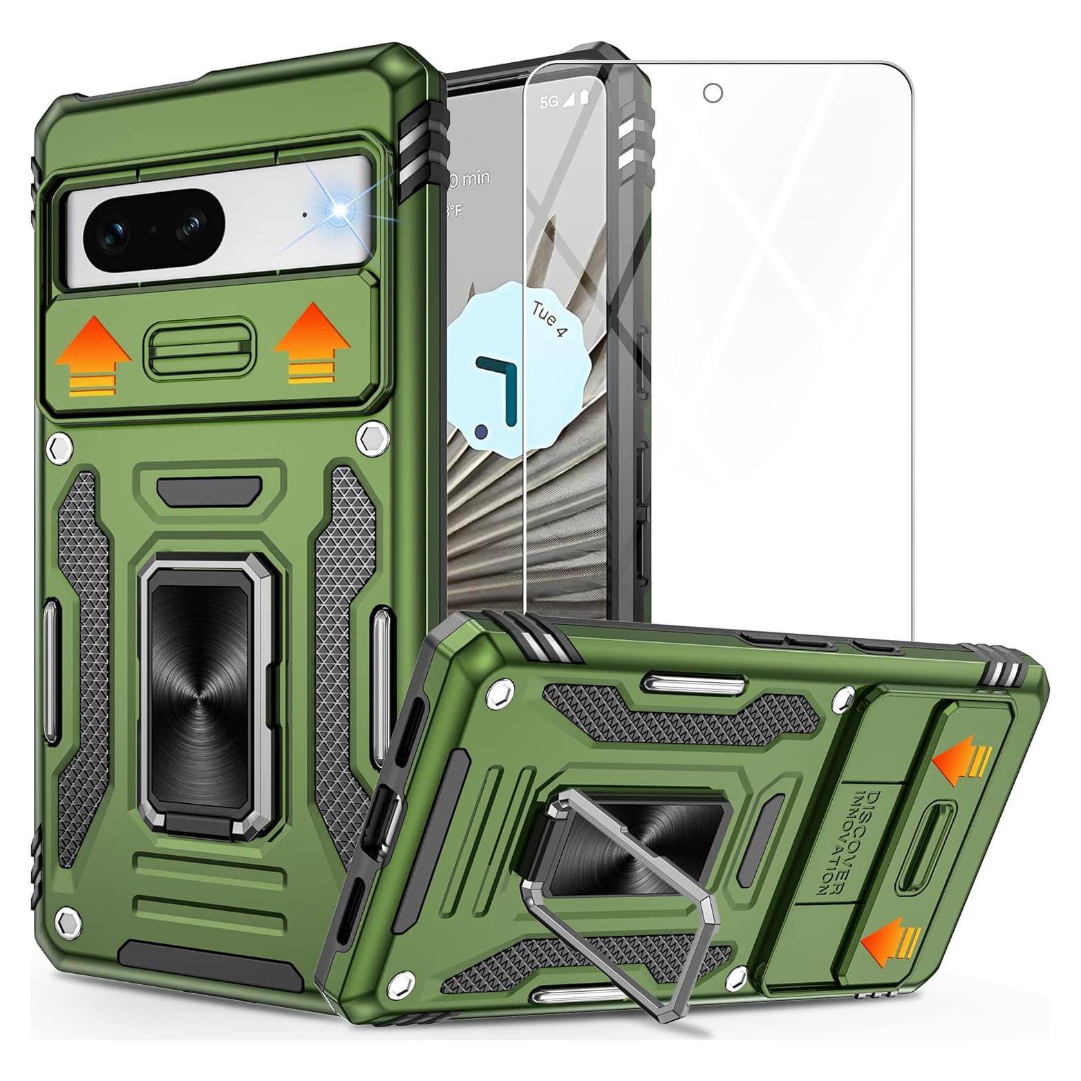 Funda Gritup para Google Pixel 7 - Protección Antichoque Verde