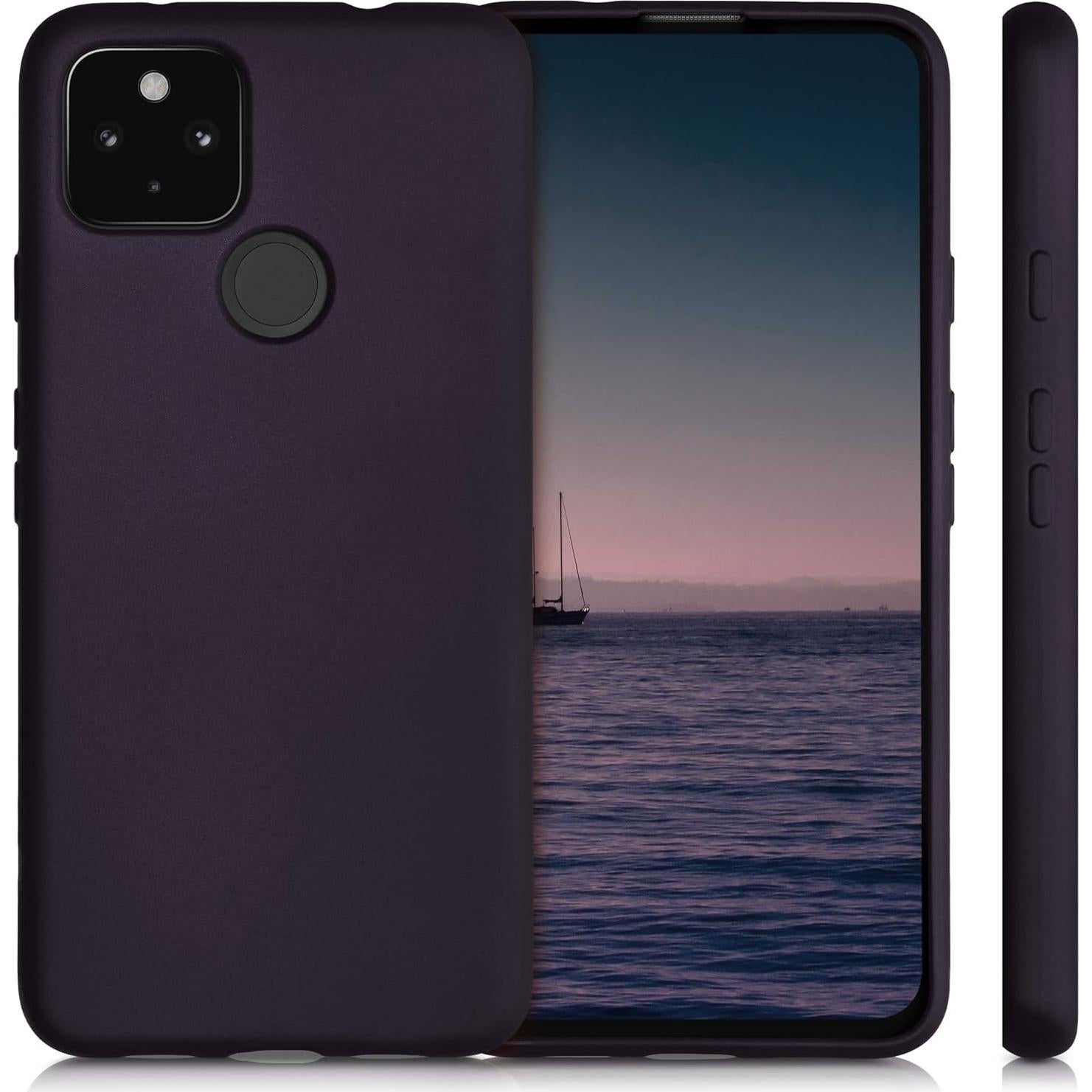 Funda kwmobile TPU Slim Berry Metálico para Google Pixel 4a 5G