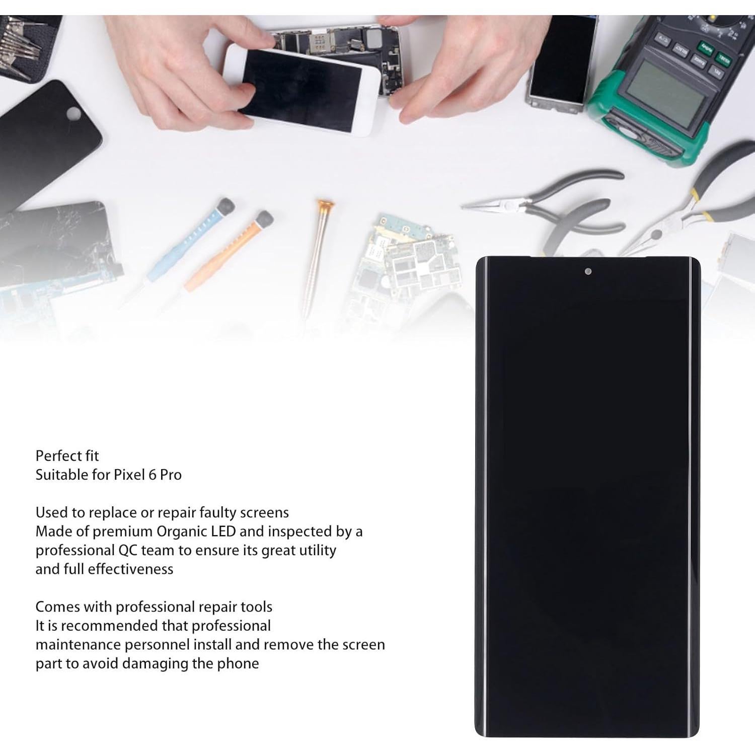 Pantalla de Reemplazo para Pixel 6 Pro - Yoidesu, LED Orgánico