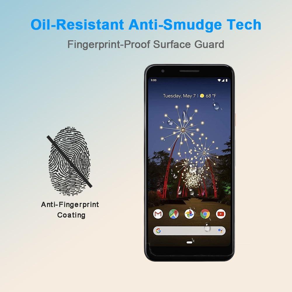 Protector de Pantalla Vidrio Templado ZYHKJYL para Google Pixel 3A 5.5"