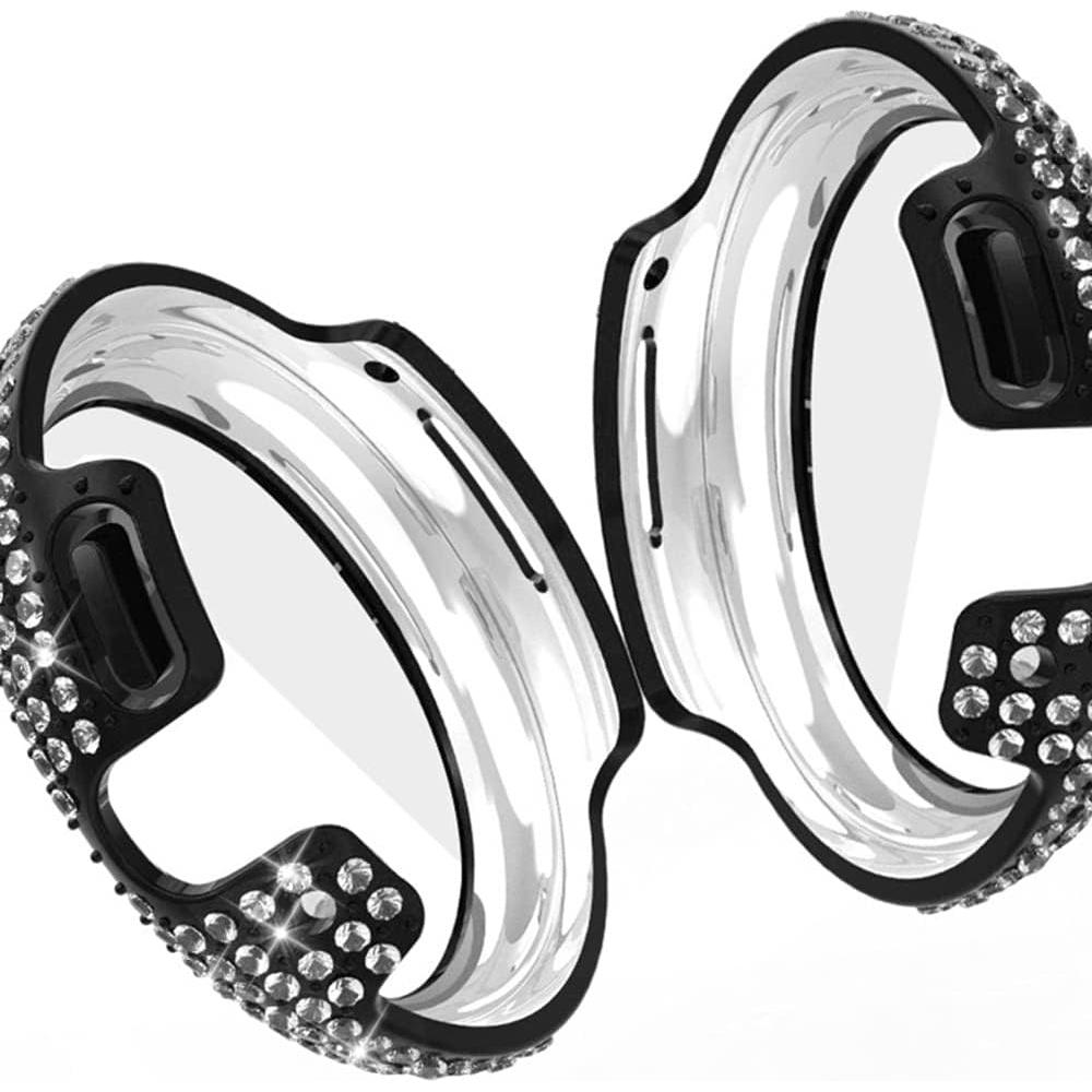 Funda Brillante con Diamantes para Google Pixel Watch - Negro